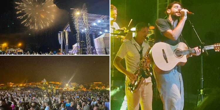 Arzachena. In 10mila al concerto di Álvaro Soler